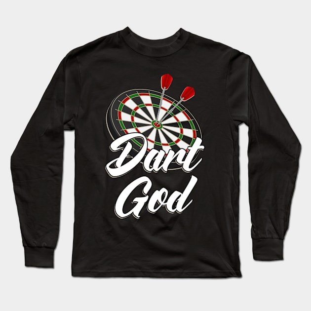 Dart God Long Sleeve T-Shirt by Foxxy Merch